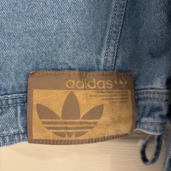 Adidas Oversize Crop Jean Jacket - Picture 4 of 4